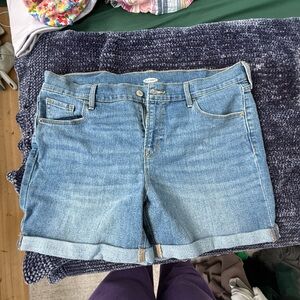 Old Navy Blue Jean Shorts Casual Style